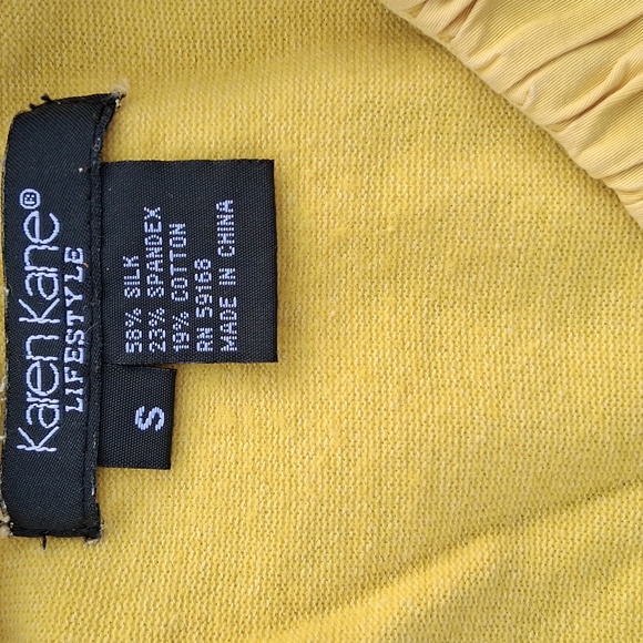 Karen Kane Yellow cardigan set. Size S - Picture 5 of 6